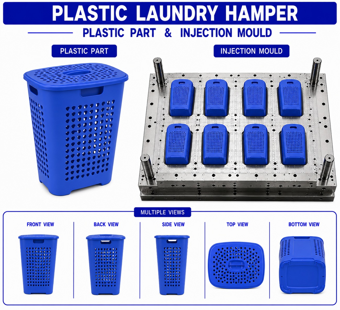 Plastic Laundry Hamper Mould and Moulding Service